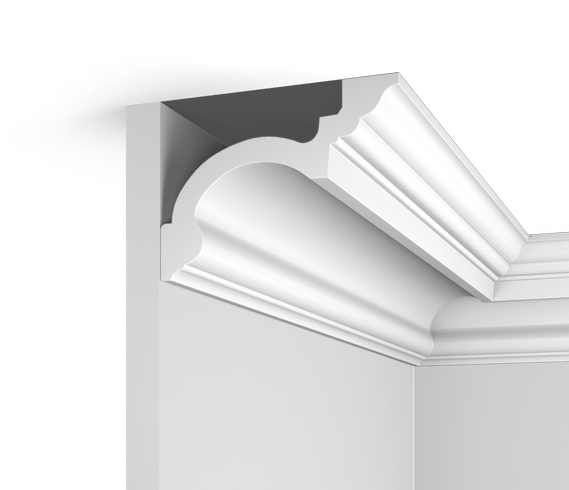 Отделка стен и потолка Плинтус потолочный Hi Wood A160 95х130х2000 мм