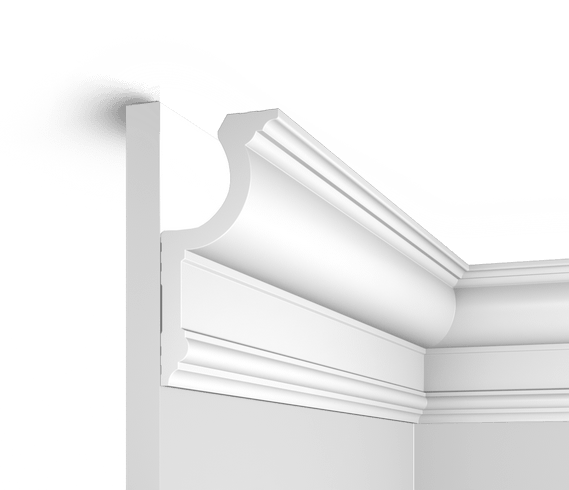 Отделка стен и потолка Плинтус потолочный Hi Wood A155 67х140х2000 мм