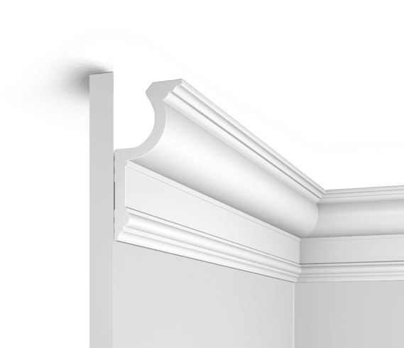 Отделка стен и потолка Плинтус потолочный Hi Wood A127 55х115х2000 мм