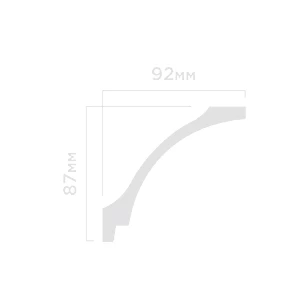 Плинтус потолочный Hi Wood A126 87х92х2000 мм