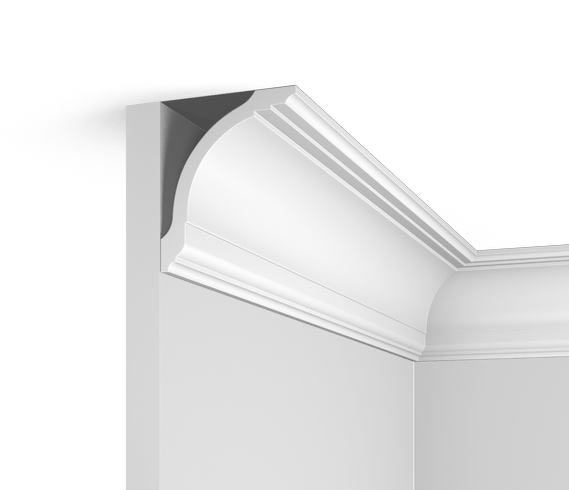 Отделка стен и потолка Плинтус потолочный Hi Wood A118 76.4х90.2х2000 мм