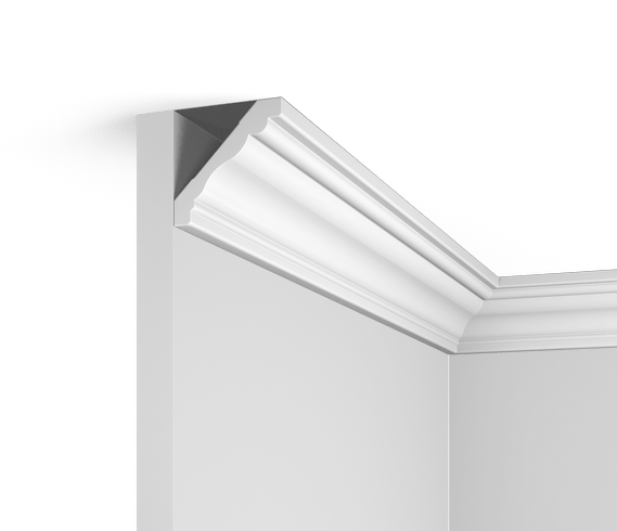 Отделка стен и потолка Плинтус потолочный Hi Wood A1080 56.6х56.6х2000 мм