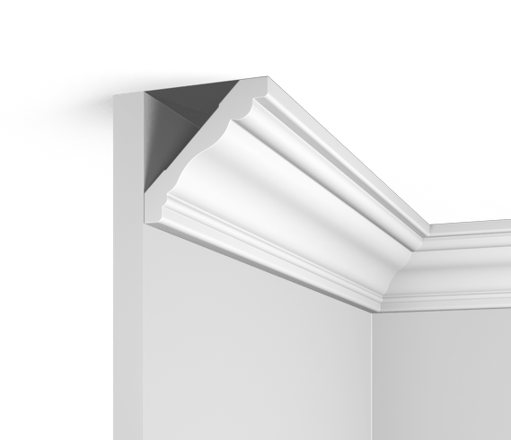 Отделка стен и потолка Плинтус потолочный Hi Wood A1011 77.8х77.8х2000 мм