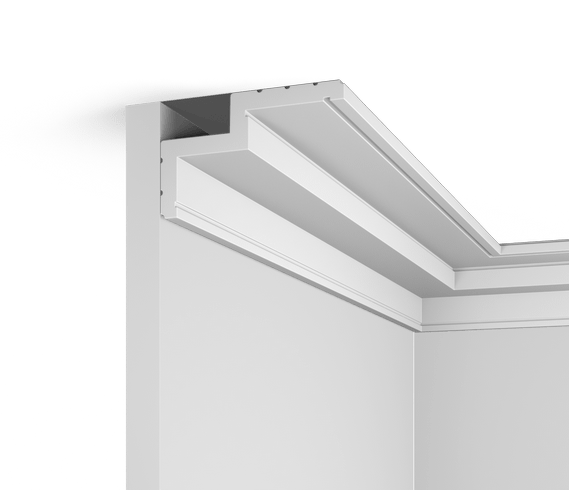 Отделка стен и потолка Плинтус потолочный Hi Wood A101 62х102х2000 мм