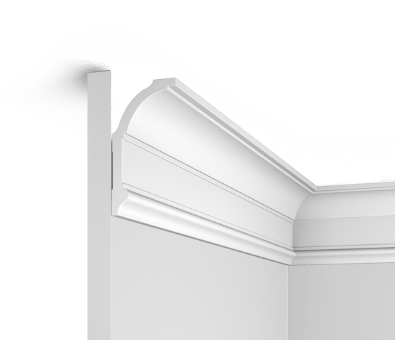 Отделка стен и потолка Плинтус потолочный Hi Wood A100 53х100х2000 мм