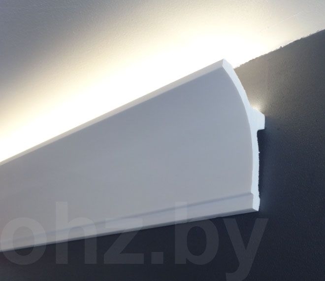 Отделка стен и потолка Карниз OHZ Kz-100L для подсветки