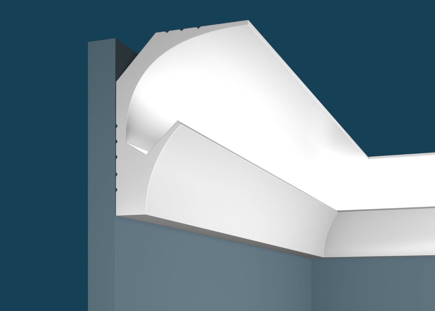 Отделка стен и потолка Карниз Cosca Decor KX025 115х90х2000 мм