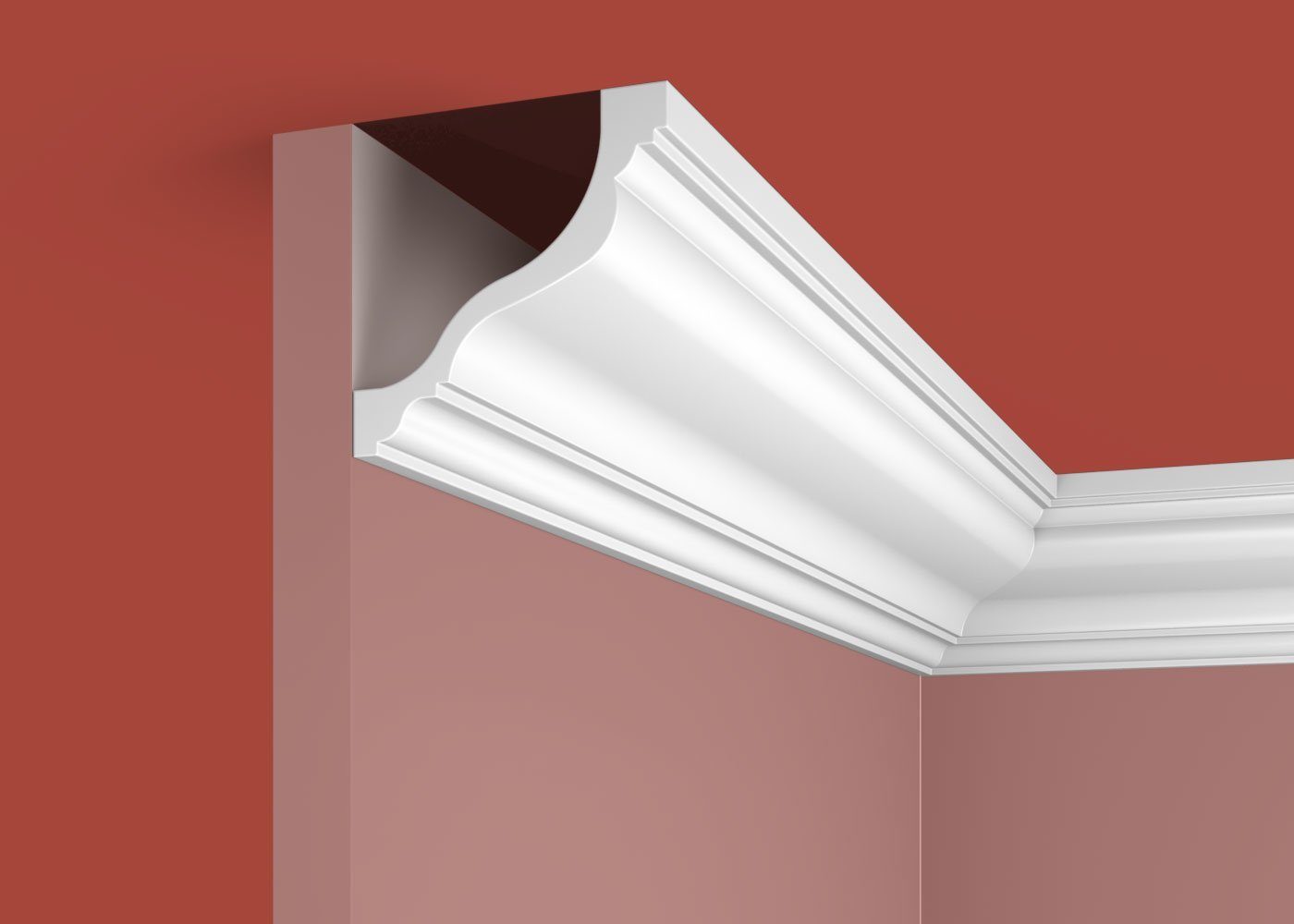 Отделка стен и потолка Карниз Cosca Decor KX027 80х80х2000 мм