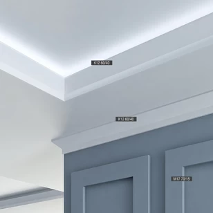 Потолочный карниз Bello Deco К12 60-40