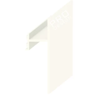 Теневой плинтус скрытого монтажа Pro Design 380 Белый