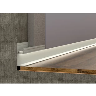 Теневой плинтус скрытого монтажа Pro Design Panel 7210 Анодированный