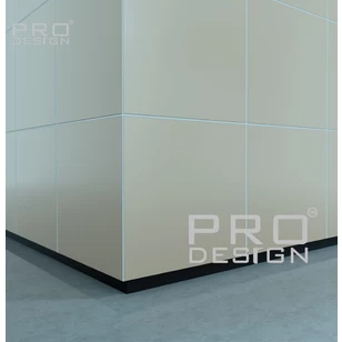 Теневой плинтус скрытого монтажа Pro Design Panel 7208 Черный Муар