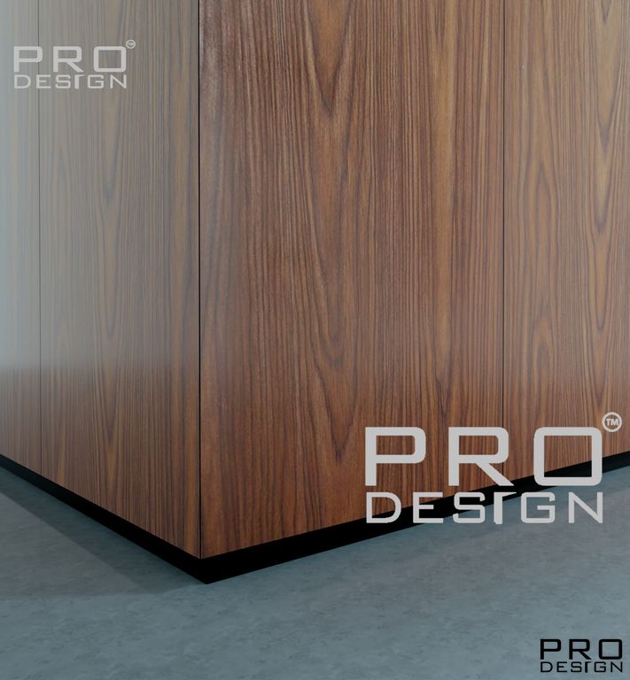 Отделка стен и потолка Теневой плинтус скрытого монтажа Pro Design Panel 7208 Белый