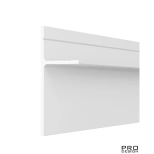 Теневой плинтус скрытого монтажа Pro Design Panel 7208 Белый