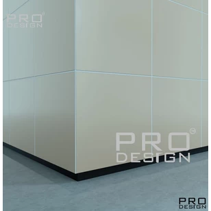 Теневой плинтус скрытого монтажа Pro Design Panel 7208 Белый