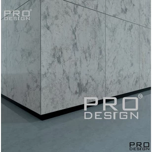 Теневой плинтус скрытого монтажа Pro Design Panel 7208 Белый