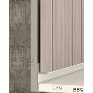 Теневой плинтус скрытого монтажа Pro Design Panel 7208 Белый