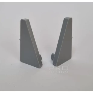 Комплект заглушек плинтуса Pro Design 570 серый RAL 7047