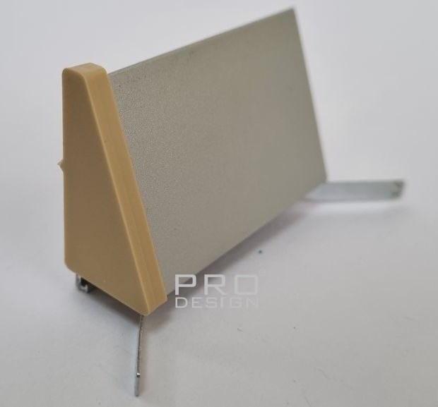 Отделка стен и потолка Комплект заглушек плинтуса Pro Design 570 шампань