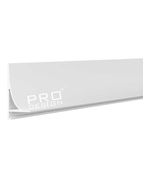 Отделка стен и потолка Плинтус Pro Design Corner L 584 Белый муар