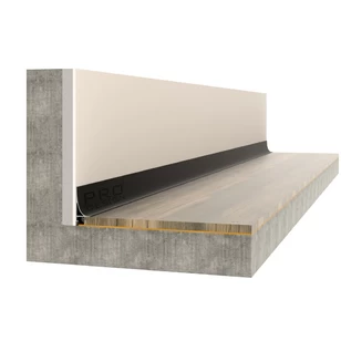 Плинтус Pro Design Corner L 584 Анодированный черный