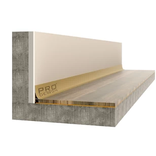 Плинтус Pro Design Corner L 584 Анодированный шампань