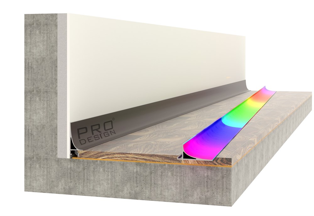 Отделка стен и потолка Плинтус Pro Design Corner L 584 любой цвет по RAL