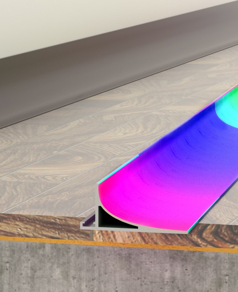 Отделка стен и потолка Плинтус Pro Design Corner L 584 любой цвет по RAL