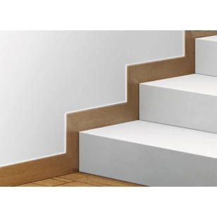 МДФ вставка в плинтус Pro Design 80 мм (Шпон ДУБА)