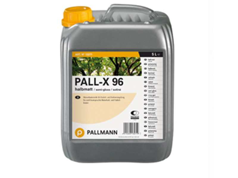 Сопутствующие товары Pallmann Pall-X 96 Original 1K - Водный однокомпонентный полуматовый лак для паркета - 5л