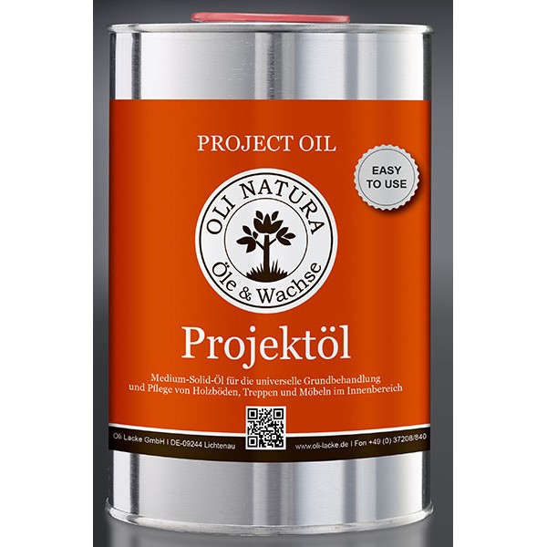 Сопутствующие товары Масло для деревянных полов и мебели Oli-Natura Project Oil (натуральное) 1л