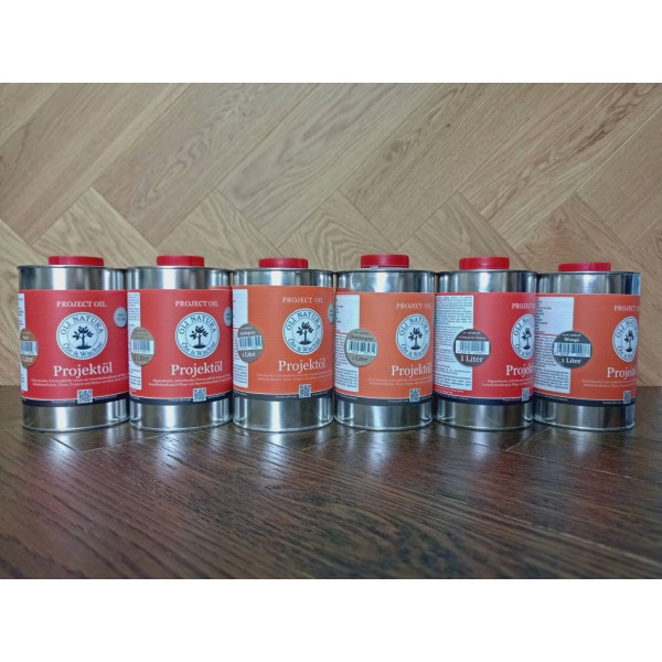 Сопутствующие товары Масло для деревянных полов и мебели Oli-Natura Project Oil (натуральное) 1л