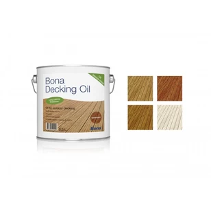 Масло для террасной доски Bona Decking oil (Бона Декинг ойл) (серое\махагон) 2,5 л