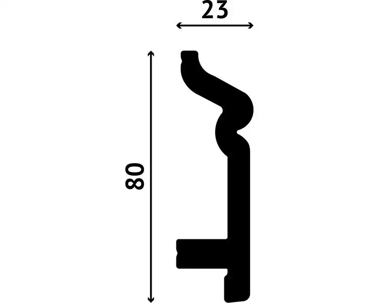 Отделка стен и потолка Плинтус DECOSTAR DUROSTYLE SK-37