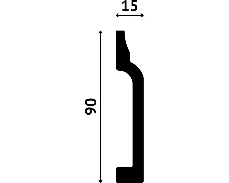 Отделка стен и потолка Плинтус DECOSTAR DUROSTYLE SK-47