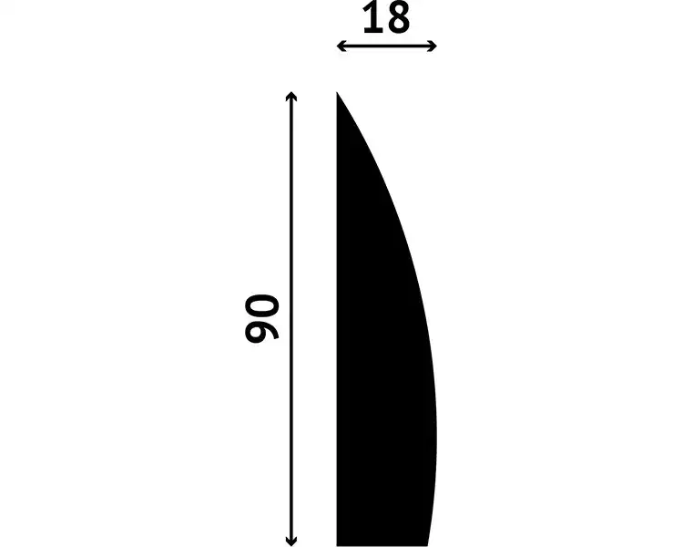 Отделка стен и потолка Плинтус DECOSTAR DUROSTYLE SK-46