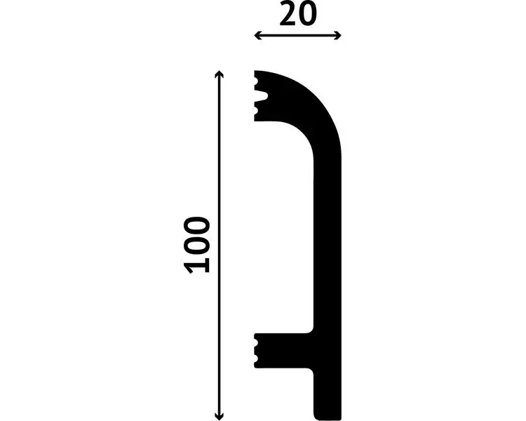 Отделка стен и потолка Плинтус DECOSTAR DUROSTYLE SK-53