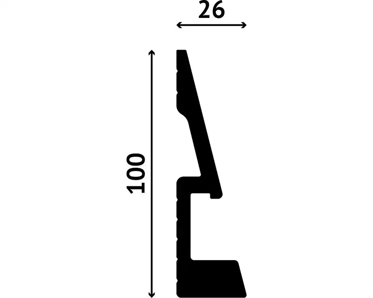 Отделка стен и потолка Плинтус DECOSTAR DUROSTYLE SK-49