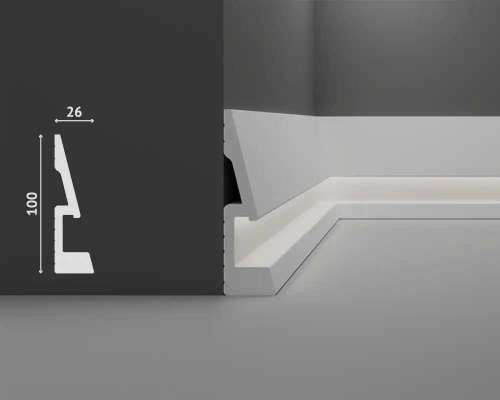 Отделка стен и потолка Плинтус DECOSTAR DUROSTYLE SK-49