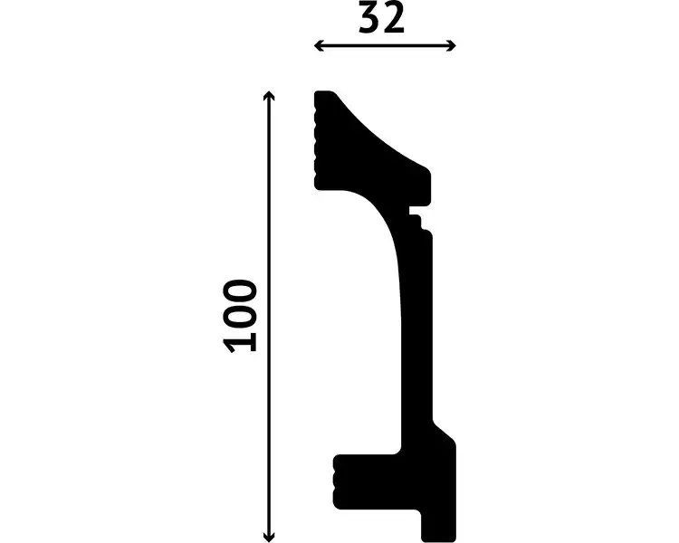 Отделка стен и потолка Плинтус DECOSTAR DUROSTYLE SK-35