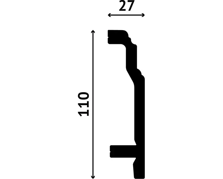 Отделка стен и потолка Плинтус DECOSTAR DUROSTYLE SK-41