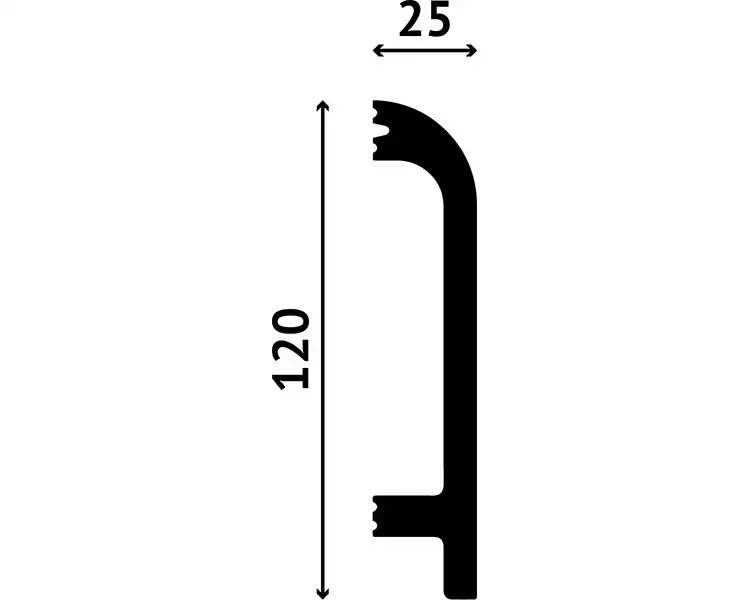 Отделка стен и потолка Плинтус DECOSTAR DUROSTYLE SK-54