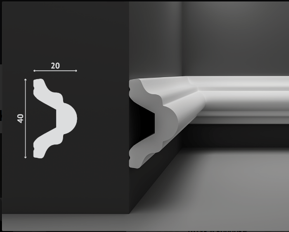 Отделка стен и потолка Молдинг DECOSTAR DUROSTYLE SK-3