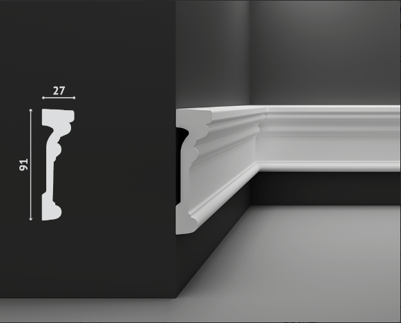 Отделка стен и потолка Молдинг DECOSTAR DUROSTYLE SK-8