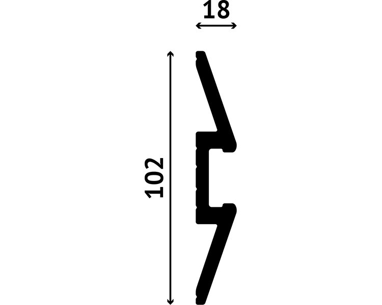 Отделка стен и потолка Молдинг DECOSTAR DUROSTYLE SK-19