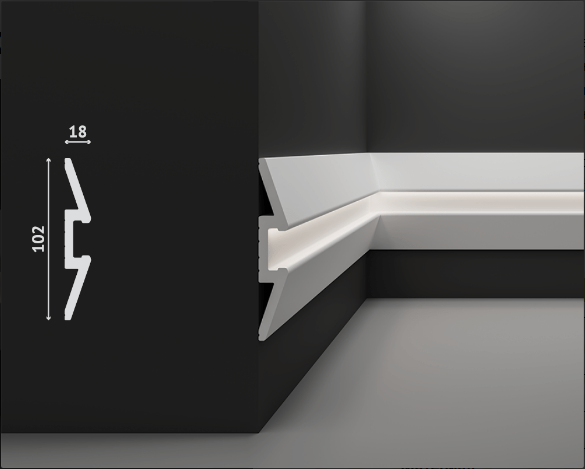 Отделка стен и потолка Молдинг DECOSTAR DUROSTYLE SK-19