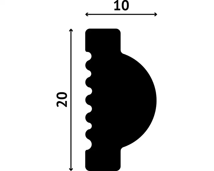 Отделка стен и потолка Молдинг DECOSTAR POLYSTYLE SG-20/10