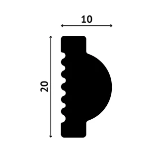 Молдинг DECOSTAR POLYSTYLE SG-20/10