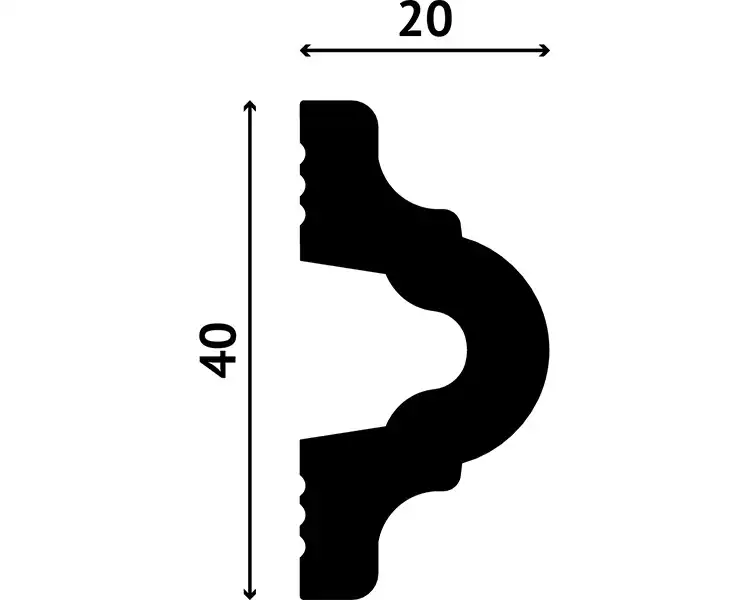 Отделка стен и потолка Молдинг DECOSTAR POLYSTYLE SG-40/20