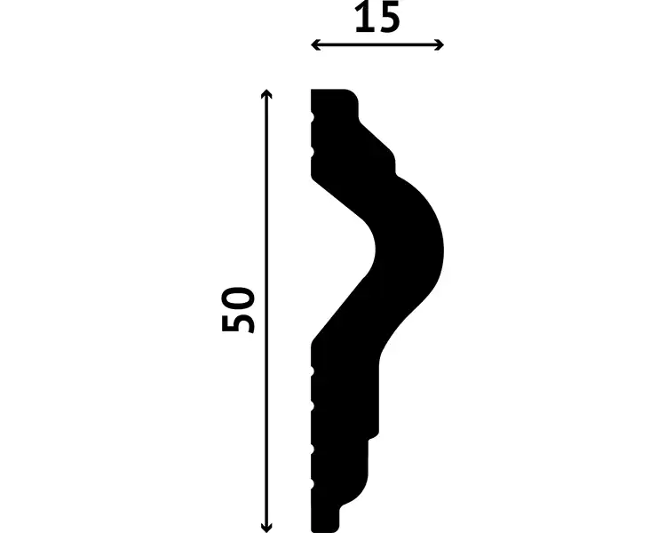 Отделка стен и потолка Молдинг DECOSTAR POLYSTYLE SG-50/15